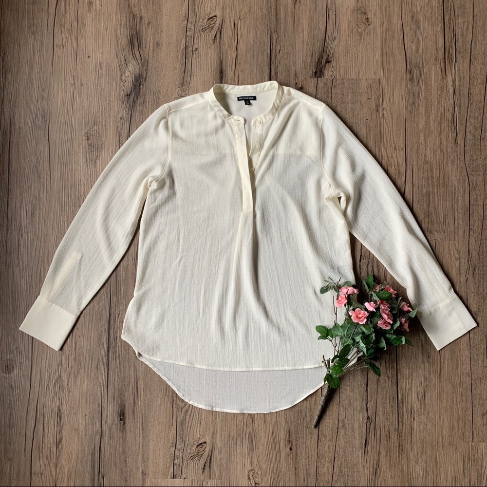 Who What Wear Gauzy Blouse